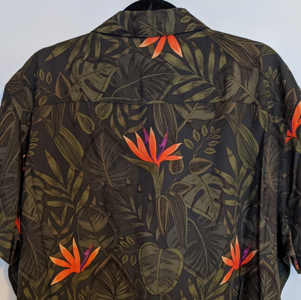MARC ANTHONY MENS SLIM FIT XXL  HAWAIIAN SHIRT